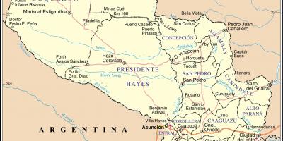 Kartta Paraguayn cateura 