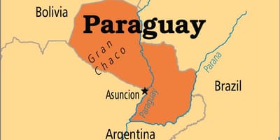 Pääkaupunki Paraguay kartta